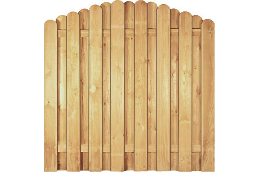 Sichtschutzzaun Holz Kiefer/Fichte Bogen 180 x 180/160 cm (Serie Eversten) Sichtschutzzaun Holz Kiefer/Fichte Bogen 180 x 180/160 cm (Serie Eversten)