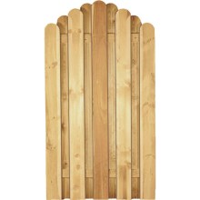 Sichtschutzzaun Holz Kiefer/Fichte Bogen 100 x 180/160 cm (Serie Eversten) Sichtschutzzaun Holz Kiefer/Fichte Bogen 100 x 180/160 cm (Serie Eversten)