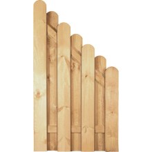 Sichtschutzzaun Holz Kiefer/Fichte Bogenabschluss 90 x 160/110 cm (Serie Eversten) Sichtschutzzaun Holz Kiefer/Fichte Bogenabschluss 90 x 160/110 cm (Serie Eversten)