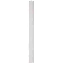 Pfosten Kunststoff 9 x 9 x 240 cm weiß (Serie Juist) Pfosten Kunststoff 9 x 9 x 240 cm weiß (Serie Juist)