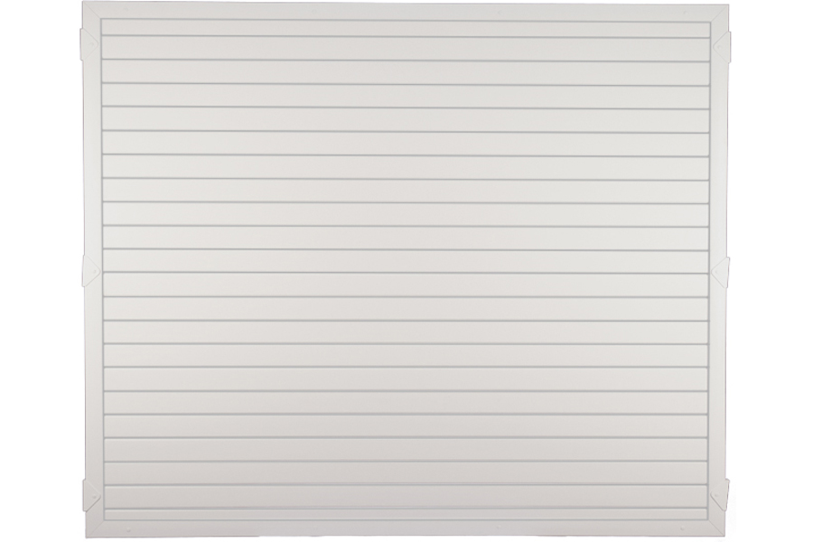 Sichtschutzzaun Kunststoff weiß 180 x 150 cm (Serie Juist) Sichtschutzzaun Kunststoff weiß 180 x 150 cm (Serie Juist)