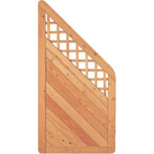 Sichtschutzzaun Holz Lärche Gitter 90 x 180/90 cm (Serie Pöhl) Sichtschutzzaun Holz Lärche Gitter 90 x 180/90 cm (Serie Pöhl)