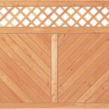 Sichtschutzzaun Holz Lärche Gitter 180 x 150 cm (Serie Pöhl) Sichtschutzzaun Holz Lärche Gitter 180 x 150 cm (Serie Pöhl)
