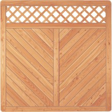 Sichtschutzzaun Holz Lärche Gitter 180 x 180 cm (Serie Pöhl) Sichtschutzzaun Holz Lärche Gitter 180 x 180 cm (Serie Pöhl)