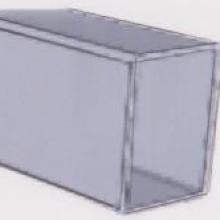 Alueinsteckverbinder zu Endlosverlängerung des Alukonstruktionsprofils, 23 x 43 mm Alueinsteckverbinder zu Endlosverlängerung des Alukonstruktionsprofils, 23 x 43 mm