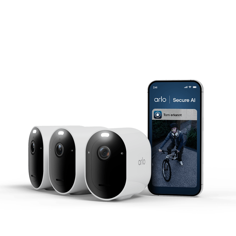 Arlo Pro 6 2K+ Überwachungskamera - 3er Set Arlo Pro 6 2K+ Überwachungskamera - 3er Set