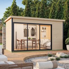 Modano – Modernes Gartenhaus mit flexibler Glasfront und nordischem Design Modano – Modernes Gartenhaus mit flexibler Glasfront und nordischem Design