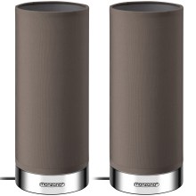 Tischlampe Poppy 2er-Set Taupe Dimmbar Tischlampe Poppy 2er-Set Taupe Dimmbar