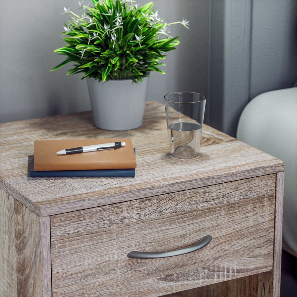 Nachttisch Kiel Eiche 41x39x28cm – Bild 2