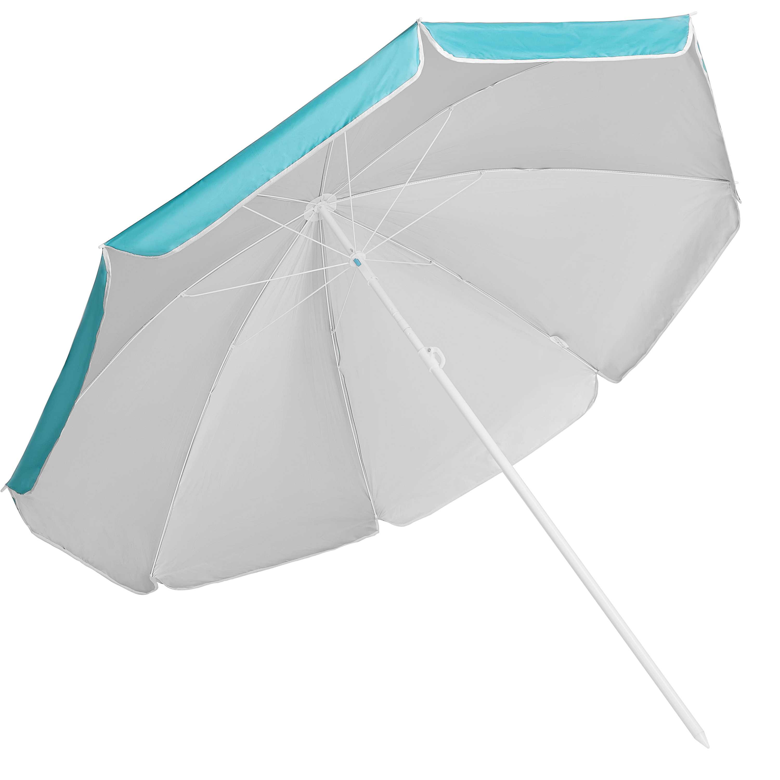 Sonnenschirm Cyprus Türkis 180cm UV-Schutz 50+ Neigefunktion – Bild 2