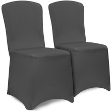 Stuhlhussen 2er-Set Anthrazit Stuhlhussen 2er-Set Anthrazit