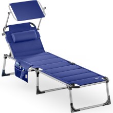 Gartenliege Bari Blau 210x60x81cm Gartenliege Bari Blau 210x60x81cm