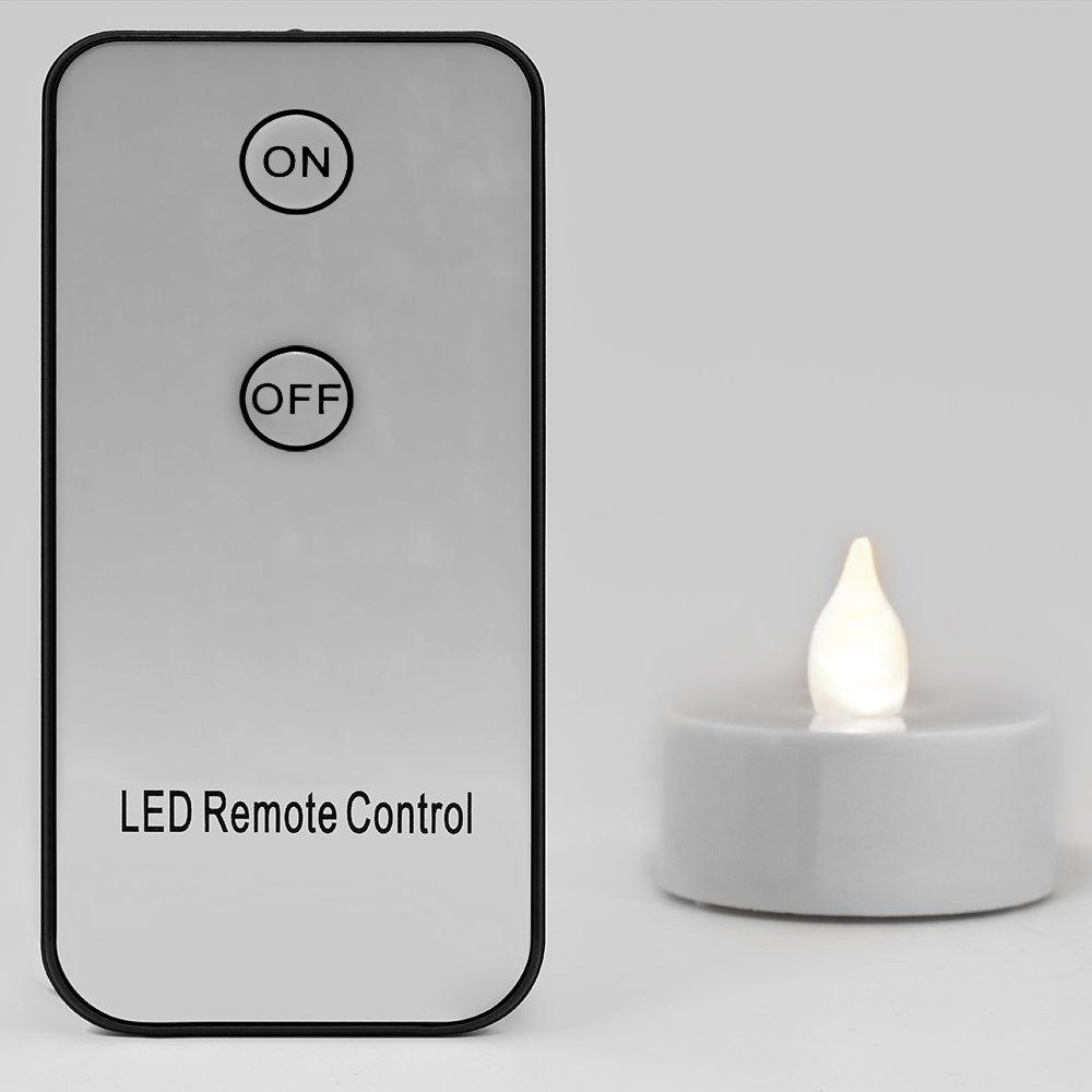 LED Teelichter 20er-Set Warmweiß Fernbedienung – Bild 2