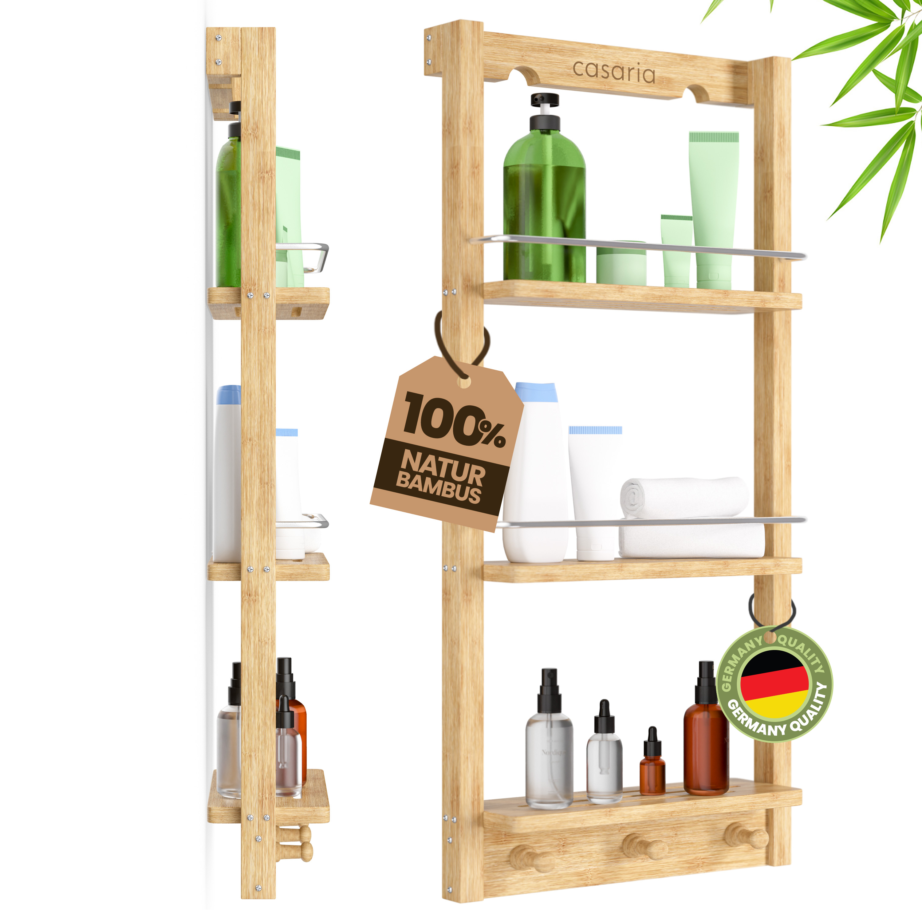 Duschregal Bambus 70x28,5x10cm Duschregal Bambus 70x28,5x10cm