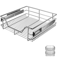Teleskopschublade 2er-Set 50cm Schrankbreite Außenmaß Teleskopschublade 2er-Set 50cm Schrankbreite Außenmaß