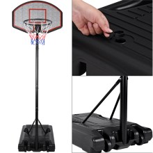 Basketballkorb höhenverstellbar 205-305cm mit Rollen Basketballkorb höhenverstellbar 205-305cm mit Rollen