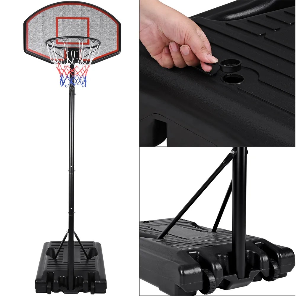 Basketballkorb höhenverstellbar 205-305cm mit Rollen Basketballkorb höhenverstellbar 205-305cm mit Rollen