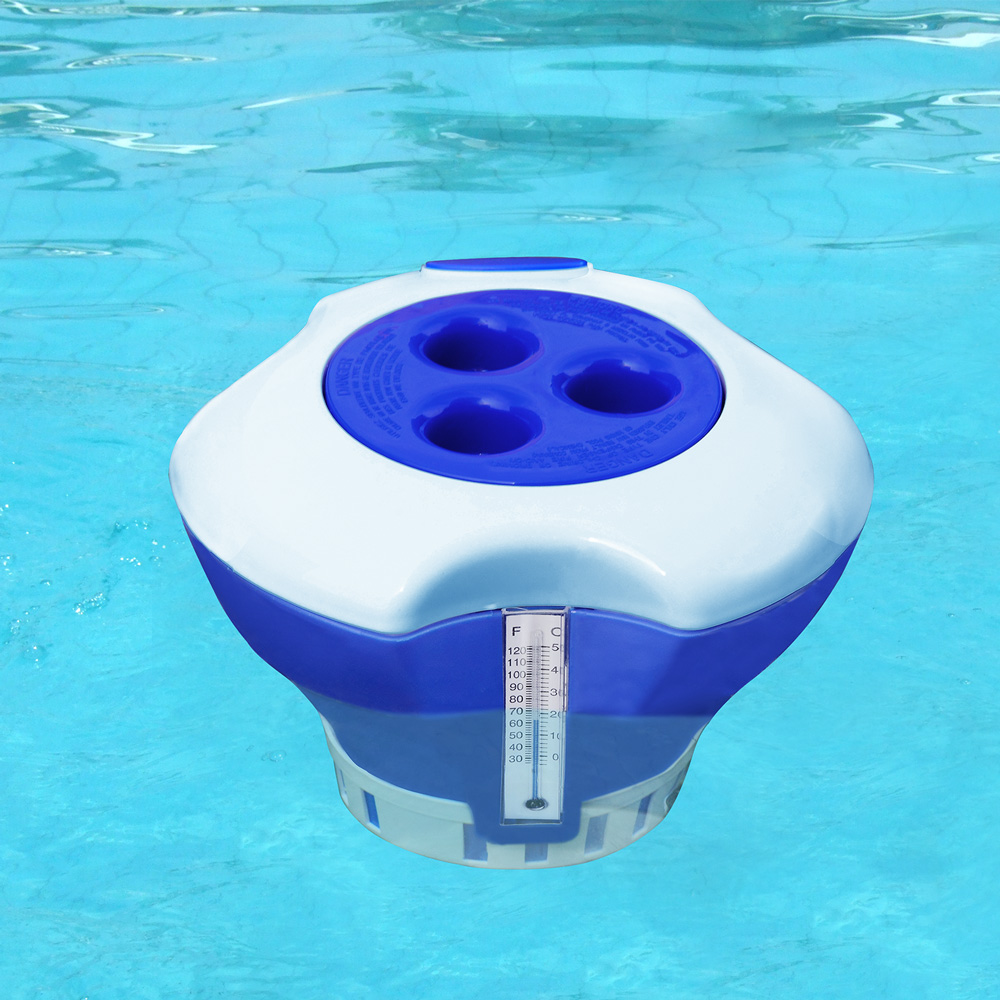 Chlordosierer Ø17cm Blau/Weiß – Bild 2