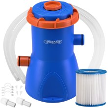 Pool Filterpumpe MZP30 Blau/Orange 2280 L/h Pool Filterpumpe MZP30 Blau/Orange 2280 L/h