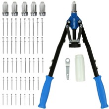 Nietzange mit 5 Mundstücken Nietzange mit 5 Mundstücken