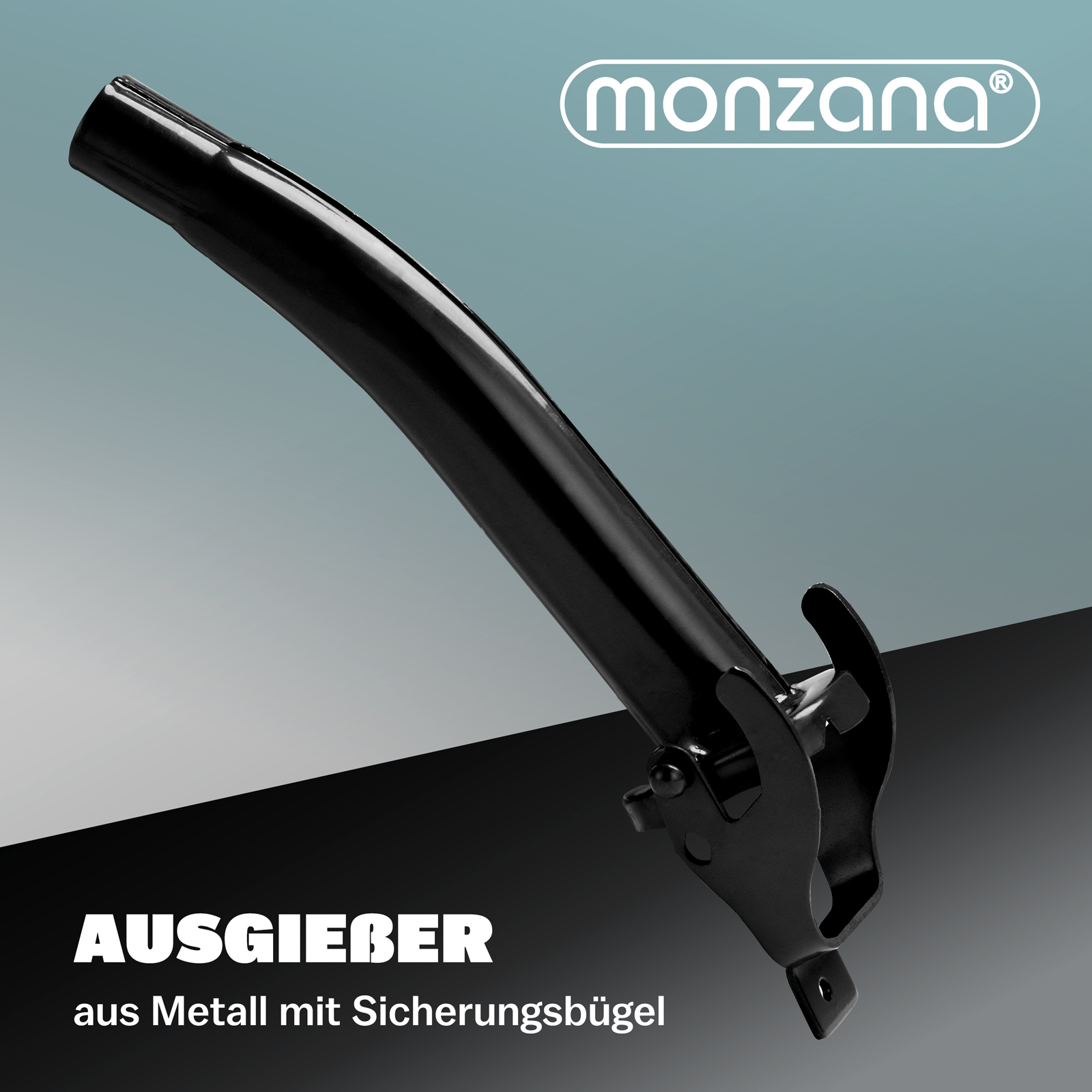 Ausgießer Schwarz Metall – Bild 2