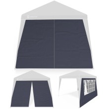 Seitenwand Faltpavillon Capri 2er-Set Anthrazit 3x3m Seitenwand Faltpavillon Capri 2er-Set Anthrazit 3x3m