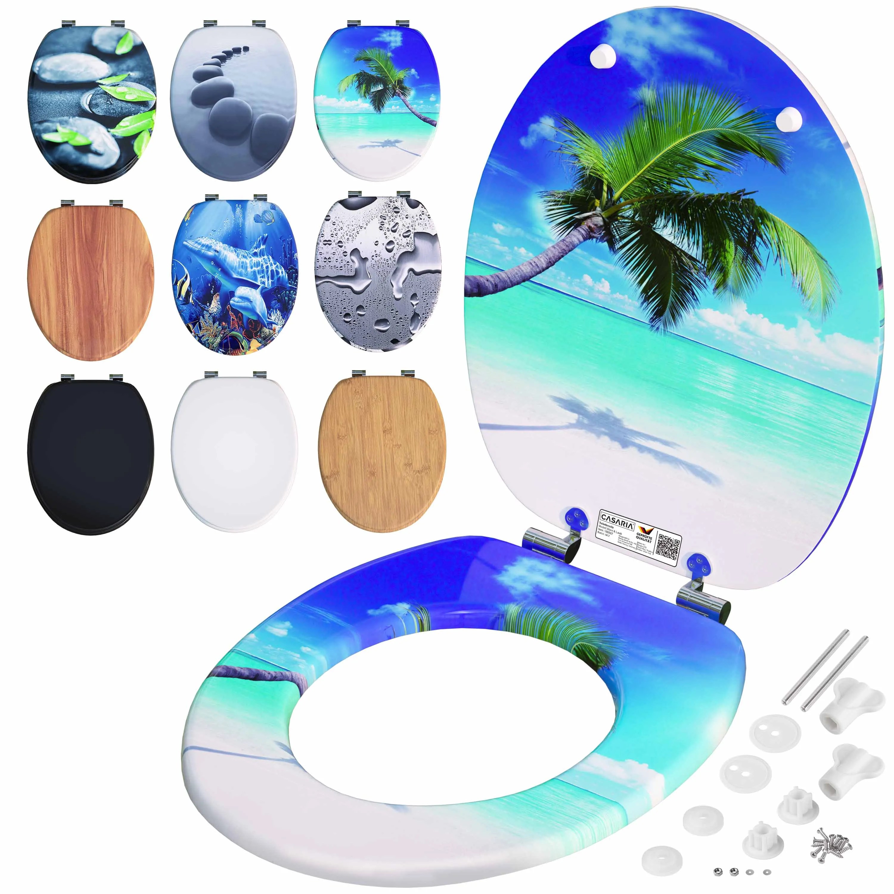 Toilettensitz Strand mit Absenkautomatik Toilettensitz Strand mit Absenkautomatik