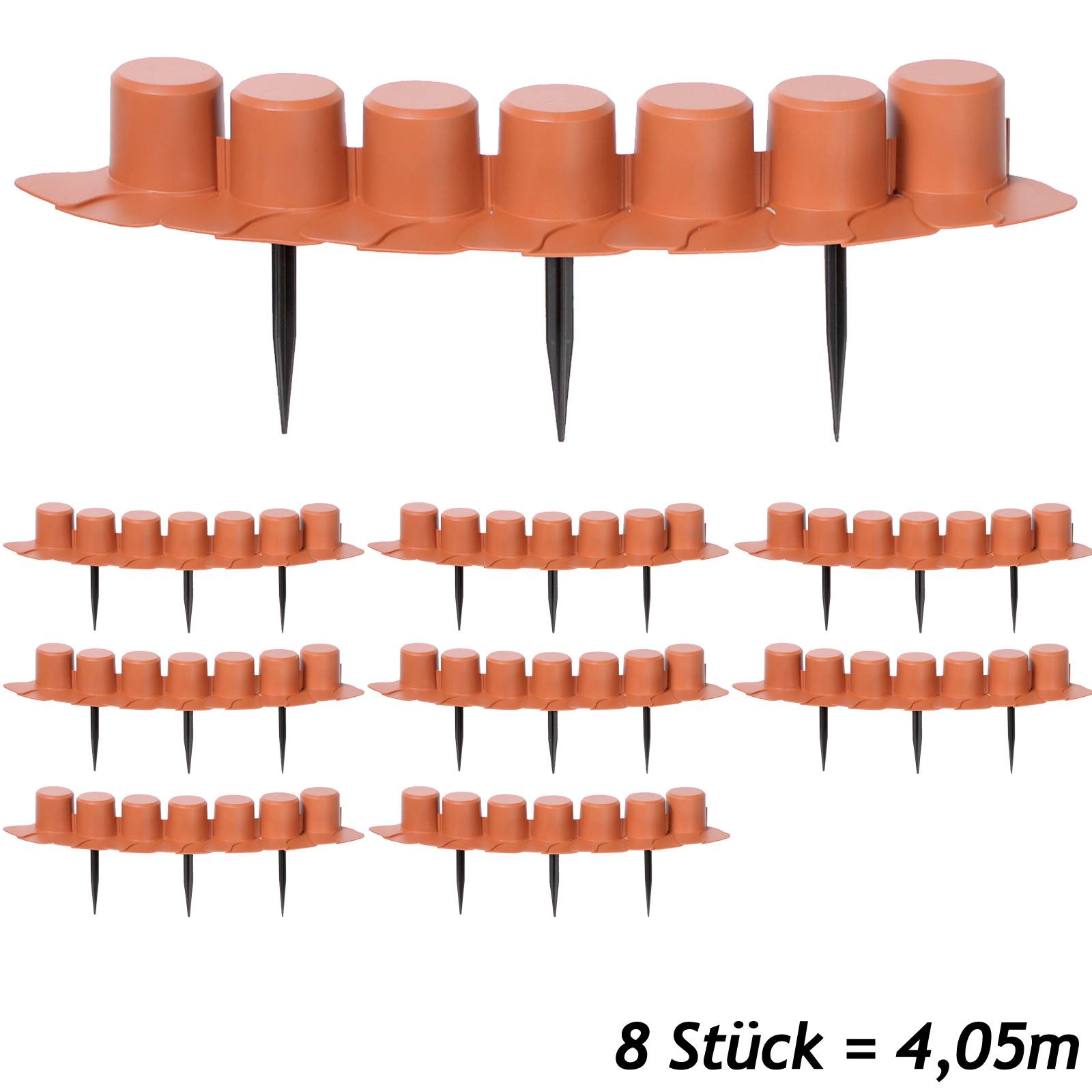 Beeteinfassung Terrakotta 4,05m – Bild 2