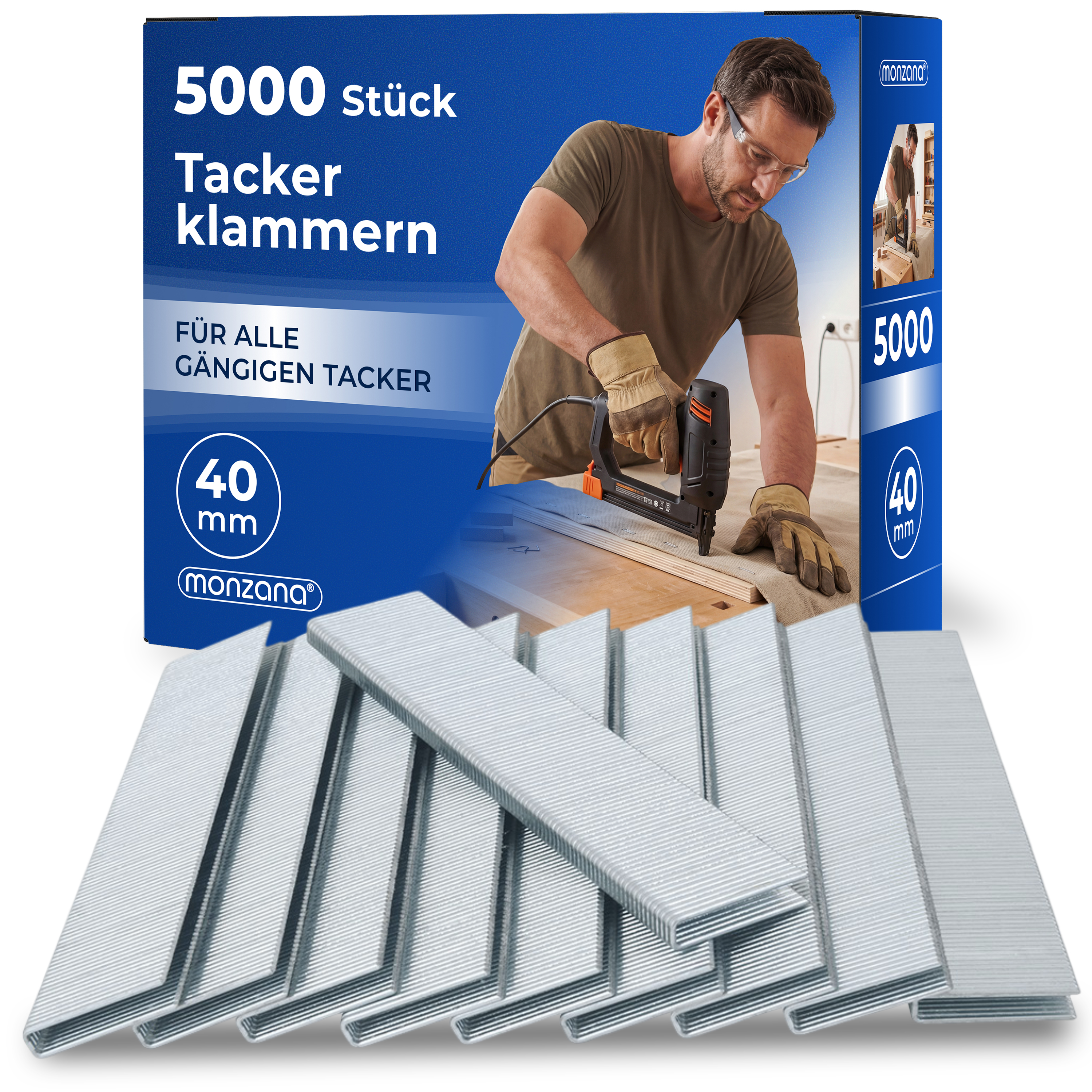 Tackerklammern 5000 Stück L= 40mm, B= 5,8mm – Bild 2