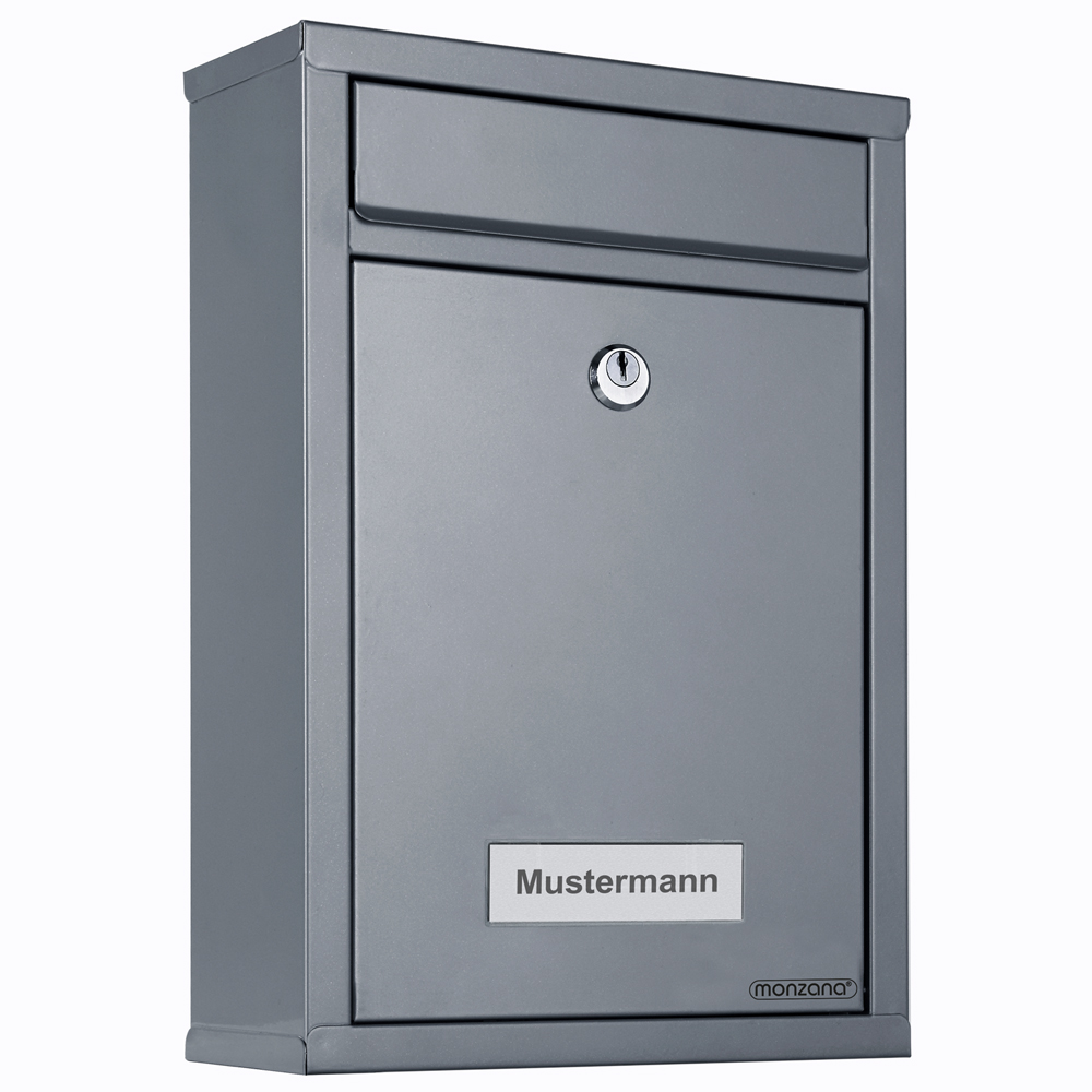 Briefkasten Silber 32x22x9cm – Bild 2