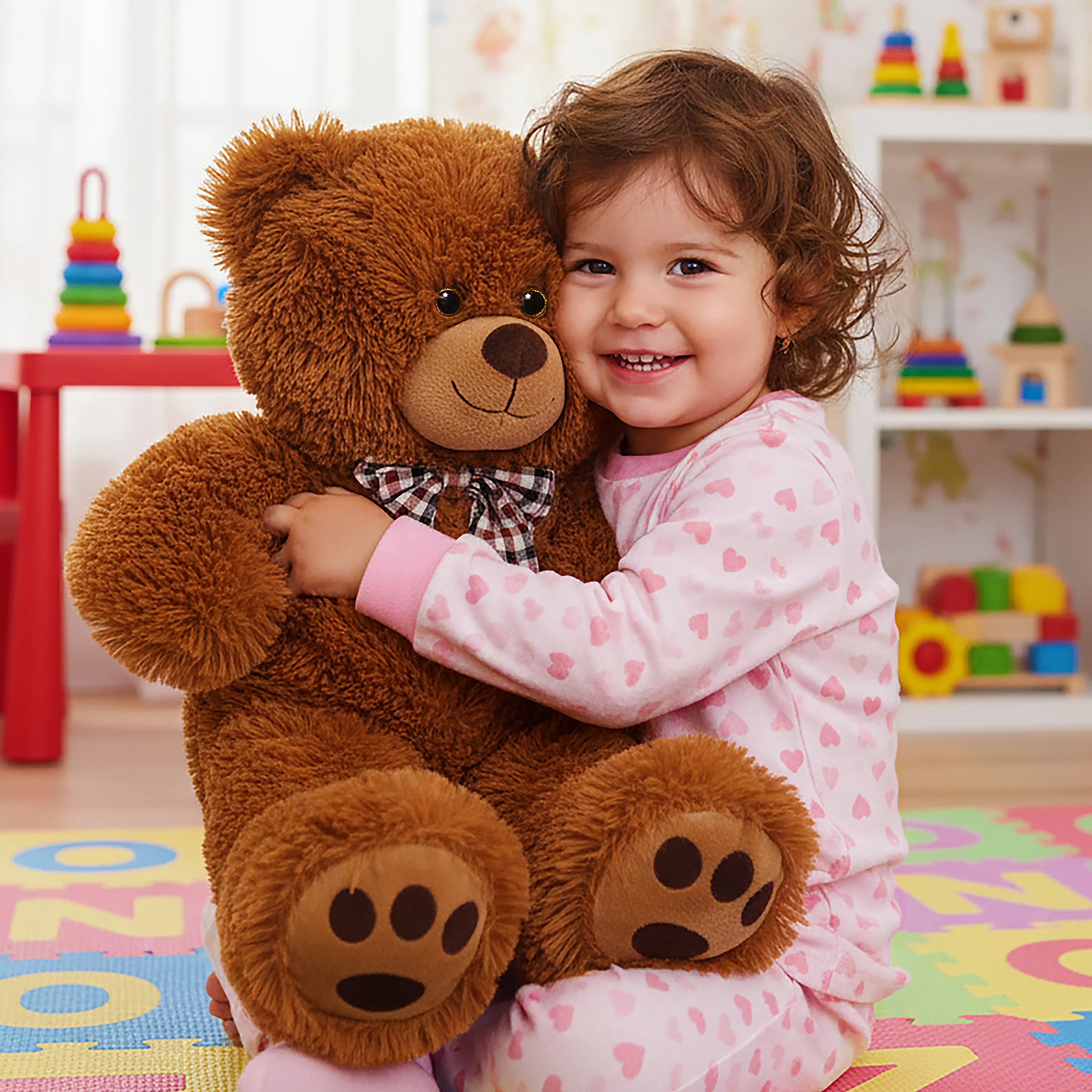 Plüschtier Teddybär L Braun 50cm Plüschtier Teddybär L Braun 50cm