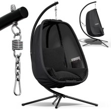 Hängesessel Alvie Anthrazit 190x140x110cm Hängesessel Alvie Anthrazit 190x140x110cm