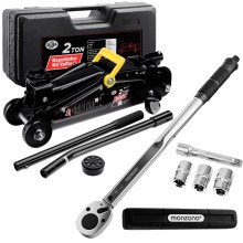 Wagenheber 2t 135-330mm + Drehmomentschlüssel 6-tlg Wagenheber 2t 135-330mm + Drehmomentschlüssel 6-tlg