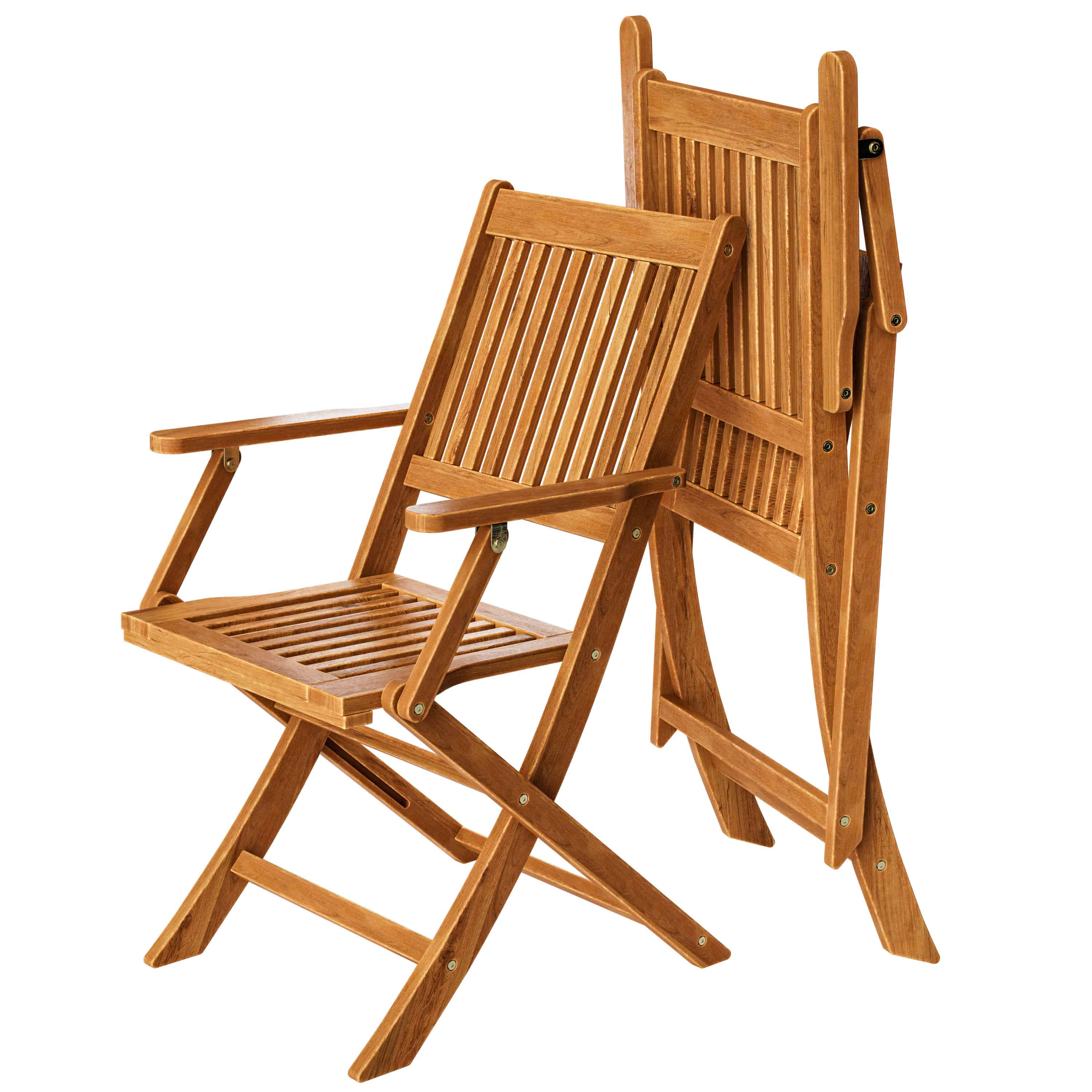 Garten-Sitzgruppe 3-tlg Akazienholz – Bild 2