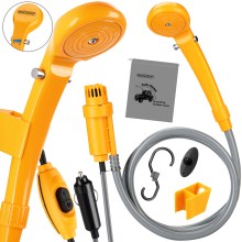 Campingdusche Gelb mit Tauchpumpe Campingdusche Gelb mit Tauchpumpe