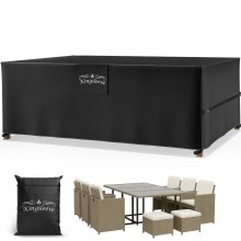 Abdeckplane Sitzgruppe Anthrazit 308x138x89cm 9100mm Wassersäule Abdeckplane Sitzgruppe Anthrazit 308x138x89cm 9100mm Wassersäule