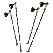 Nordic Walking Stöcke 2er-Set Grau Nordic Walking Stöcke 2er-Set Grau