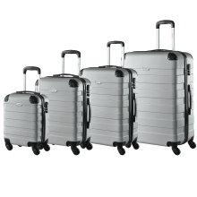 Hartschalenkofferset Essential 4-tlg Silber Hartschalenkofferset Essential 4-tlg Silber