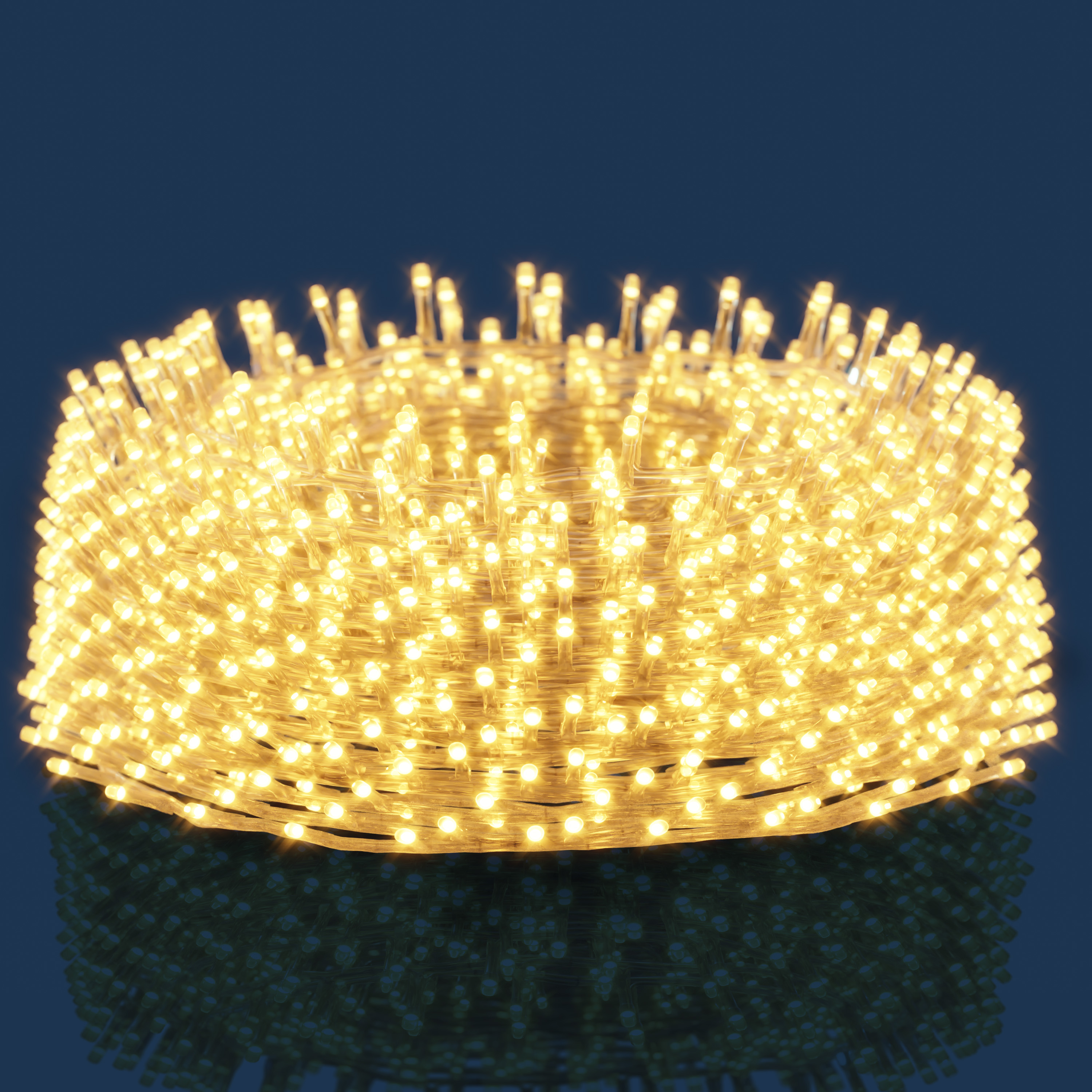 Regenlichterkette LED Warmweiß 15m Fernbedienung – Bild 2