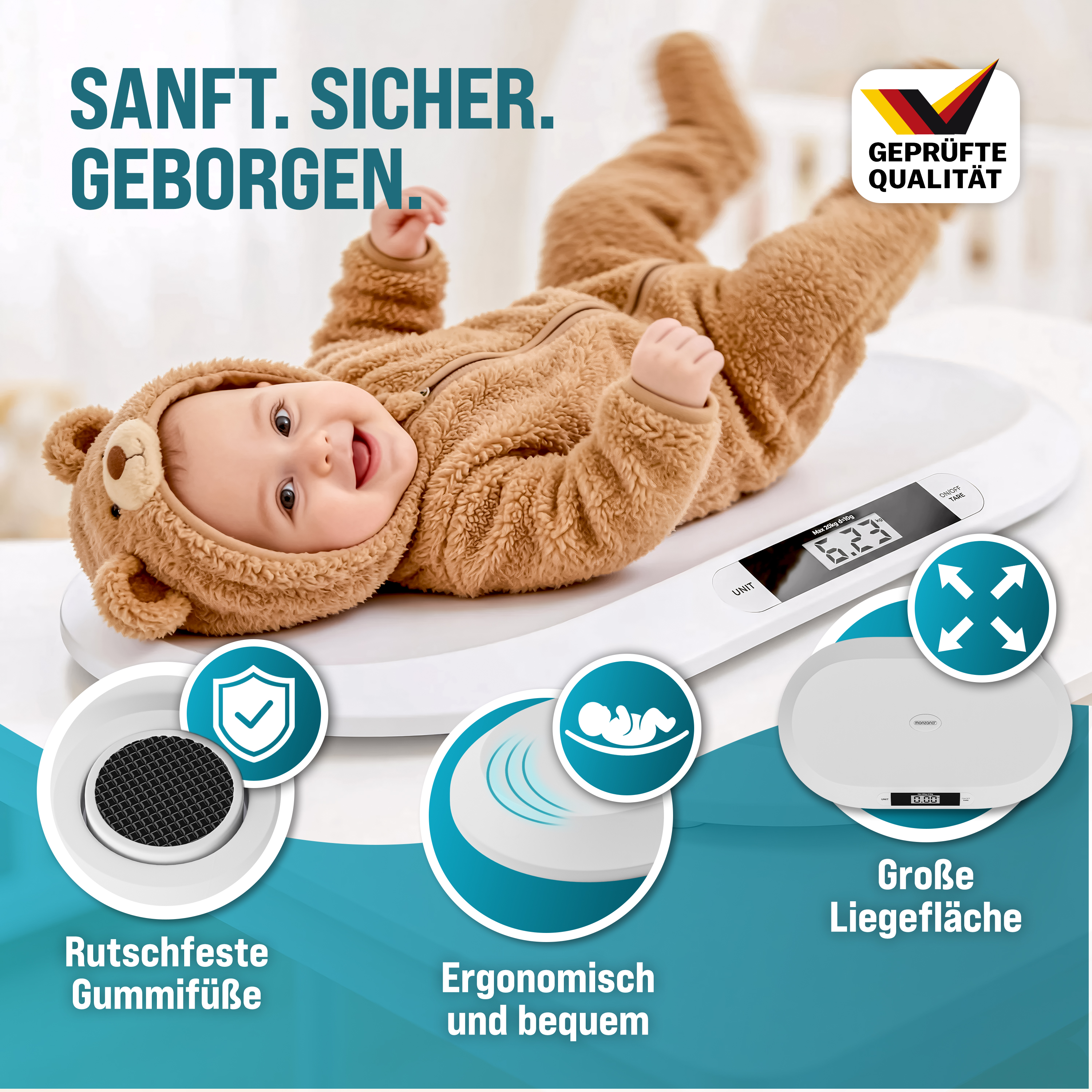 Babywaage bis 20 kg – Bild 2