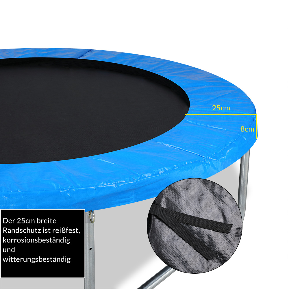 Trampolin Randabdeckung Blau Ø183cm – Bild 2