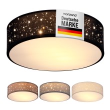 Deckenlampe Schwarz Stoff Ø30cm Sternenhimmel Deckenlampe Schwarz Stoff Ø30cm Sternenhimmel