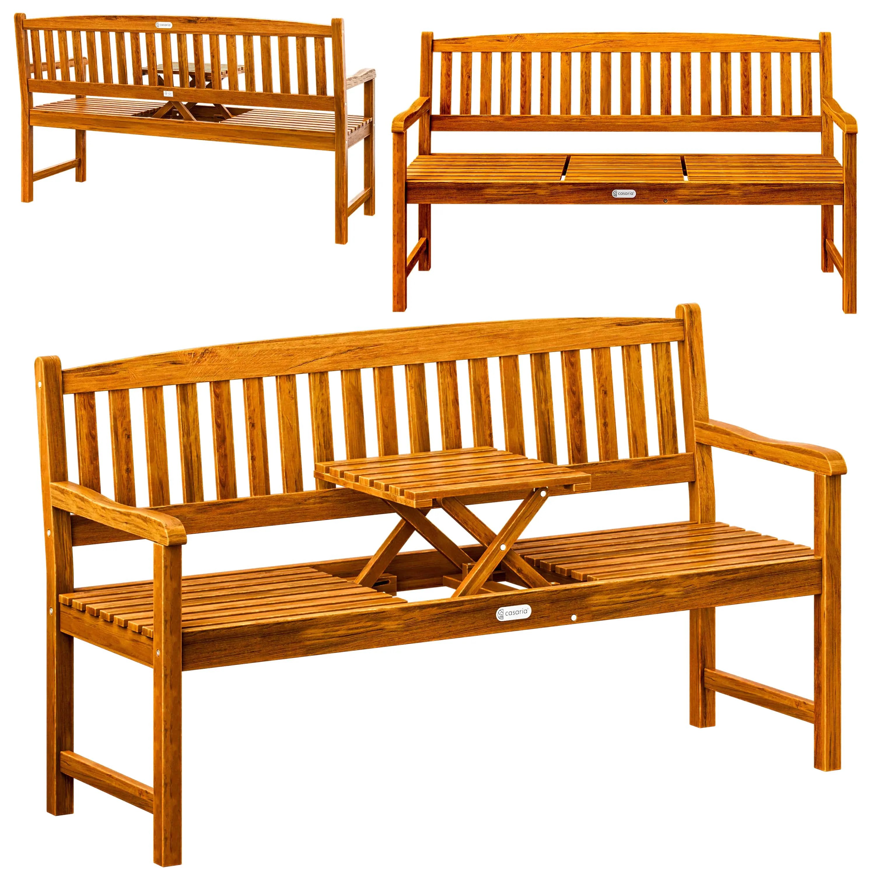 Gartenbank Picknick mit Tisch Eukalyptus FSC®-zertifiziert Gartenbank Picknick mit Tisch Eukalyptus FSC®-zertifiziert