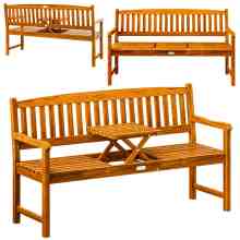 Gartenbank Picknick mit Tisch Eukalyptus FSC®-zertifiziert Gartenbank Picknick mit Tisch Eukalyptus FSC®-zertifiziert