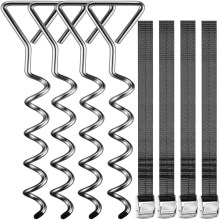 Bodenanker 8-tlg Silber 42,5x8,5cm Bodenanker 8-tlg Silber 42,5x8,5cm