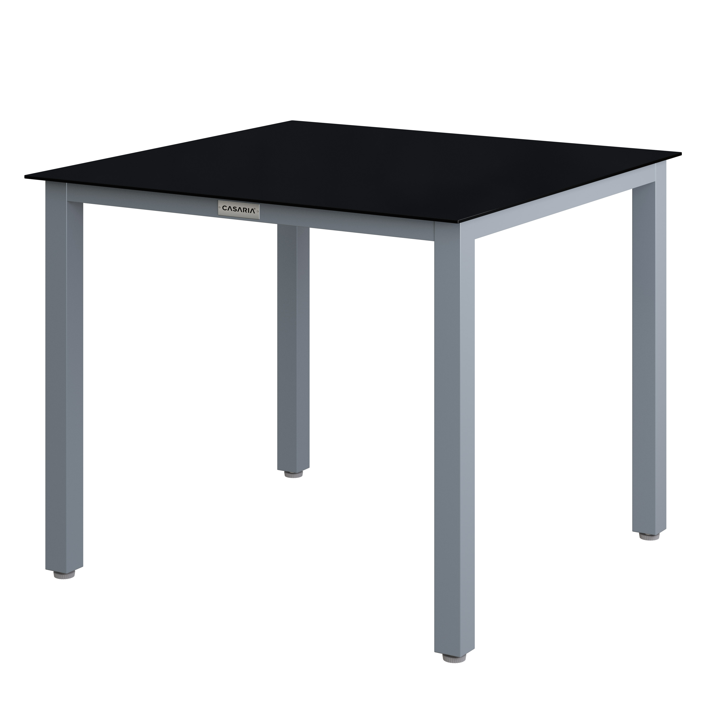 Garten-Sitzgruppe Bern Premium 5-tlg Silber Alu – Bild 2