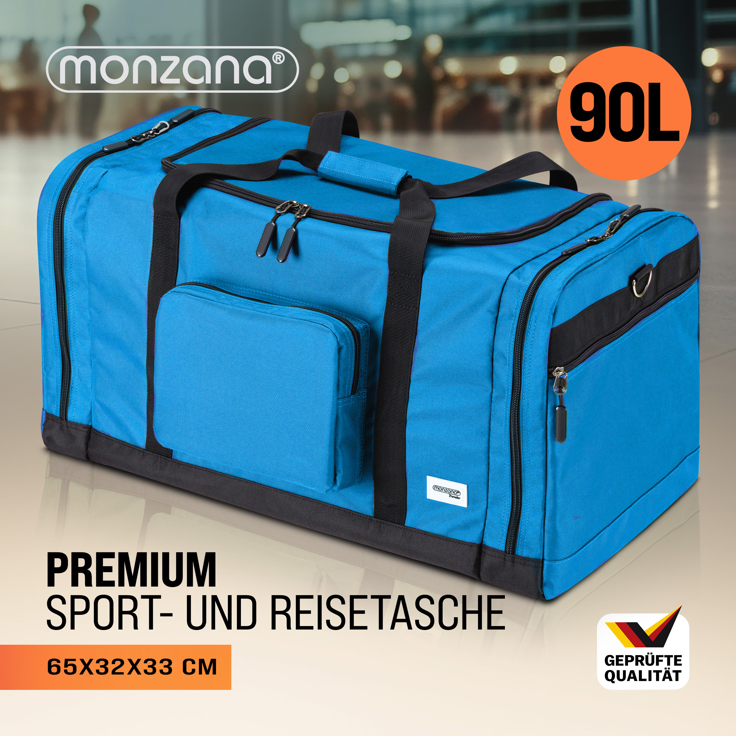 Reisetasche Blau 90L – Bild 2