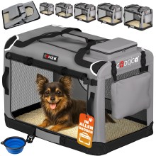 Hundebox faltbar S 50x34x36cm Grau Hundebox faltbar S 50x34x36cm Grau