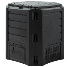 Komposter Schwarz 380L 72x72x83cm Komposter Schwarz 380L 72x72x83cm