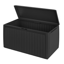 Gartenbox 290L Anthrazit Board Plus mit Rollen wetterfest Gartenbox 290L Anthrazit Board Plus mit Rollen wetterfest